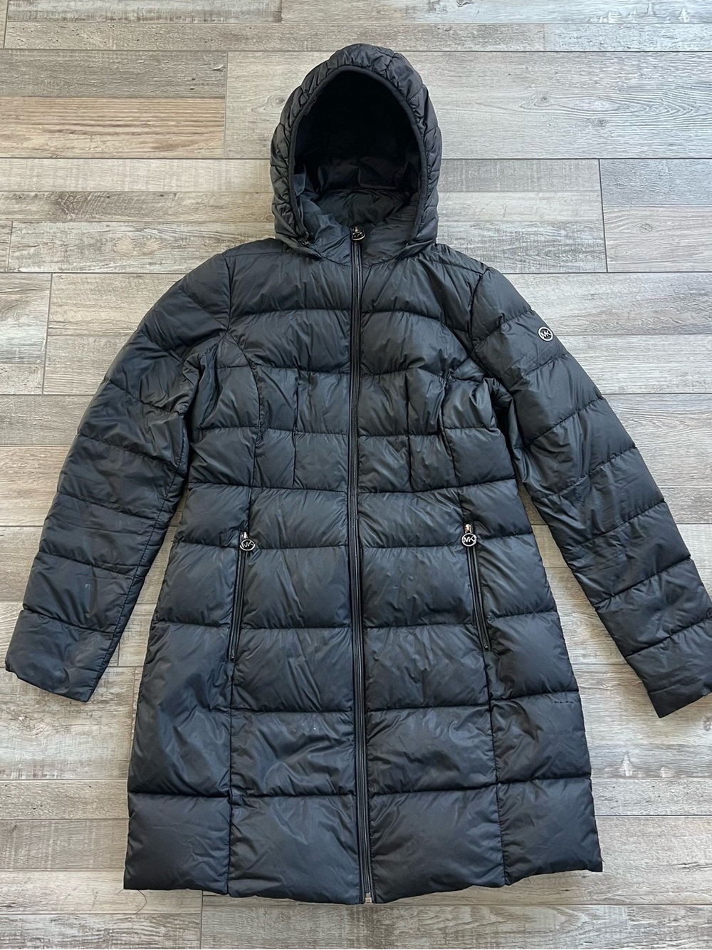 Michael Kors Women’s Black Packable Puffer Coat Size Medium